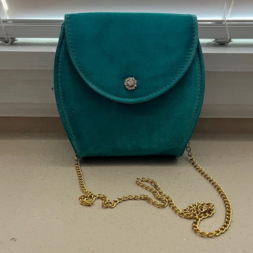 Elegant Teal Green Evening Clutch
